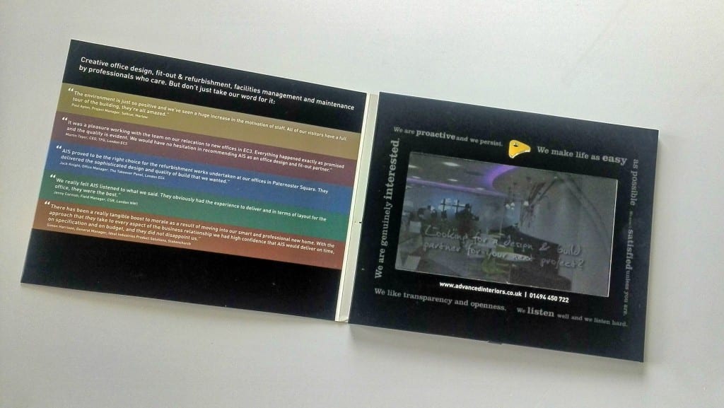 video pitch for client