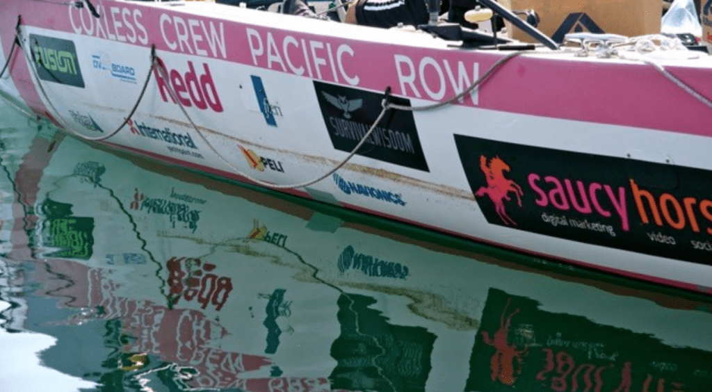 Rowing the pacific